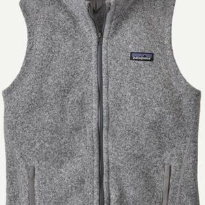 Patagonia Better Sweater Birch Gray Zip Vest, Medium
